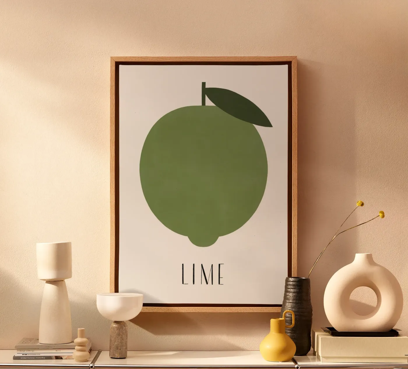 Fruit Lime canvas by atelier jasy