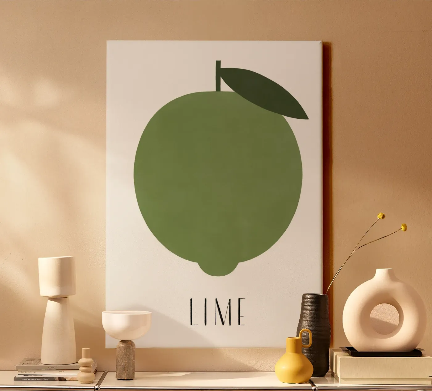 Fruit Lime canvas by atelier jasy