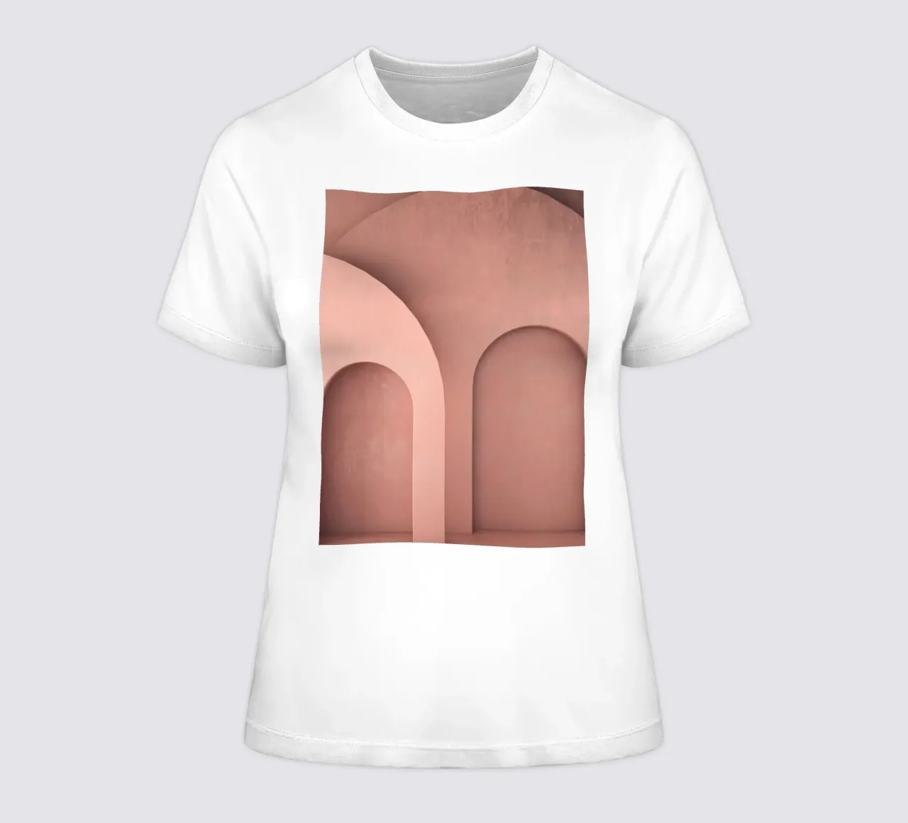 Minimalist arches - elegant architecture women's fitted t-shirt by Whole©