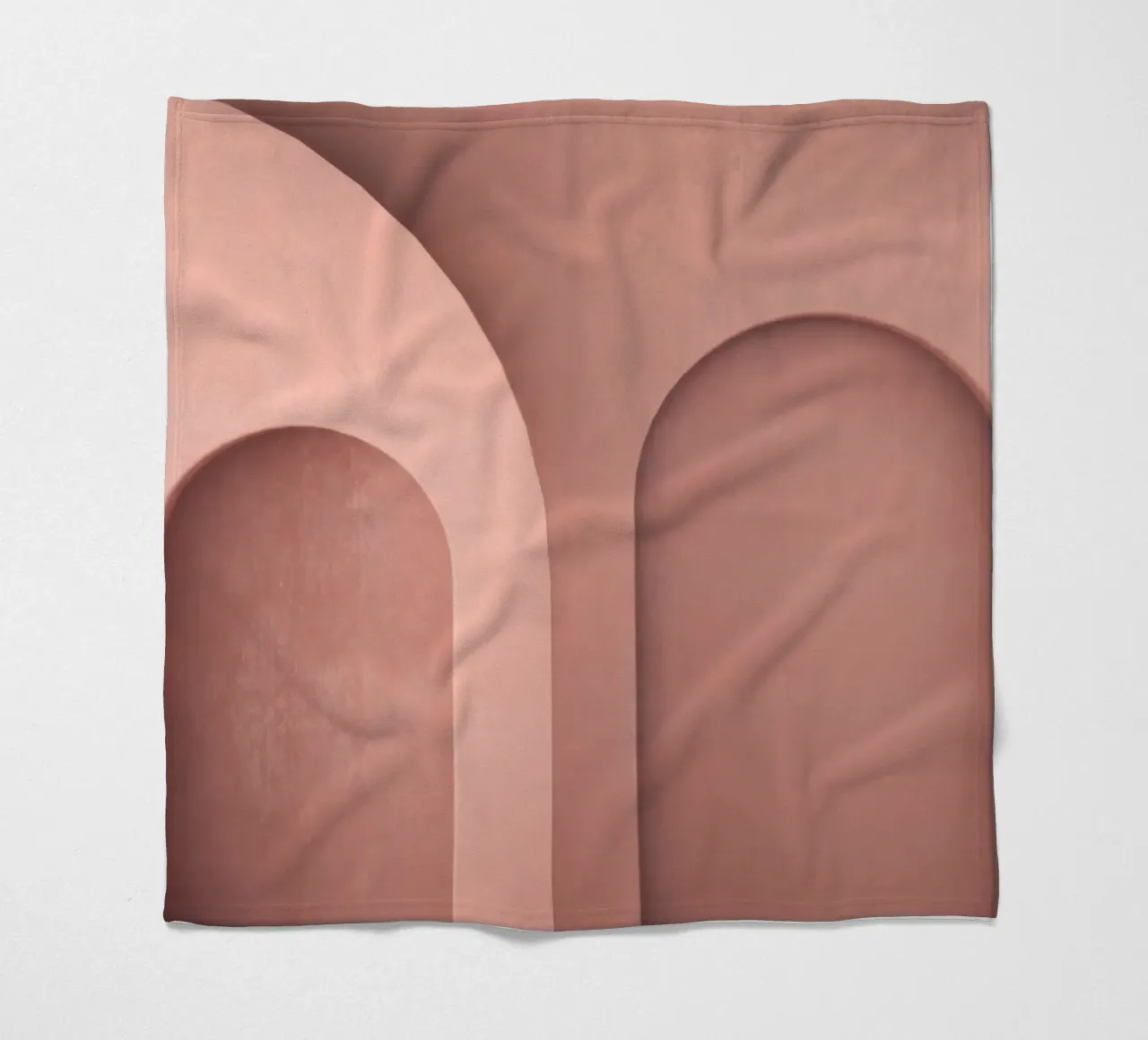Minimalist arches - elegant architecture fleece blanket by Whole©