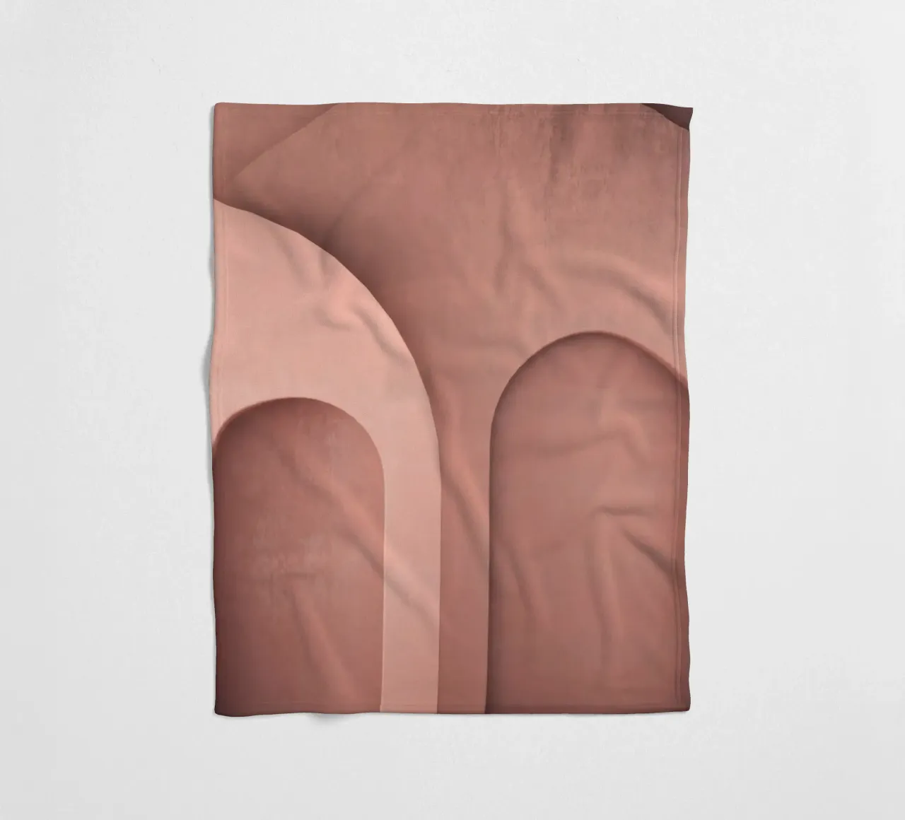 Minimalist arches - elegant architecture fleece blanket by Whole©