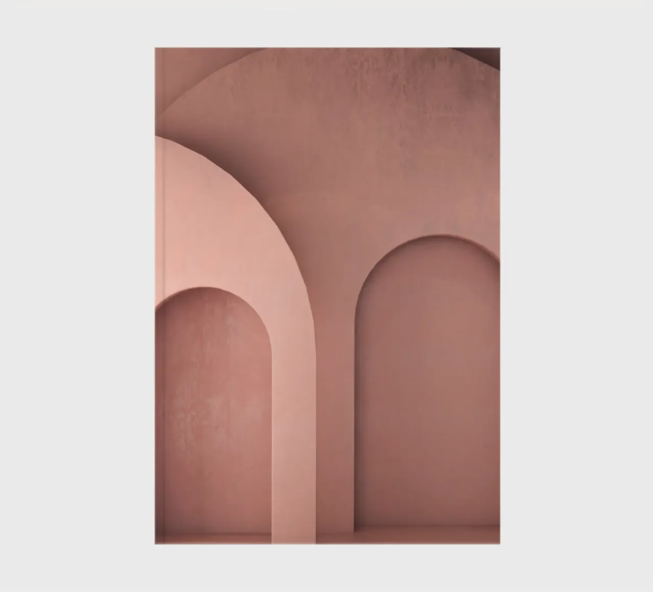 Minimalist arches - elegant architecture notebook by Whole©