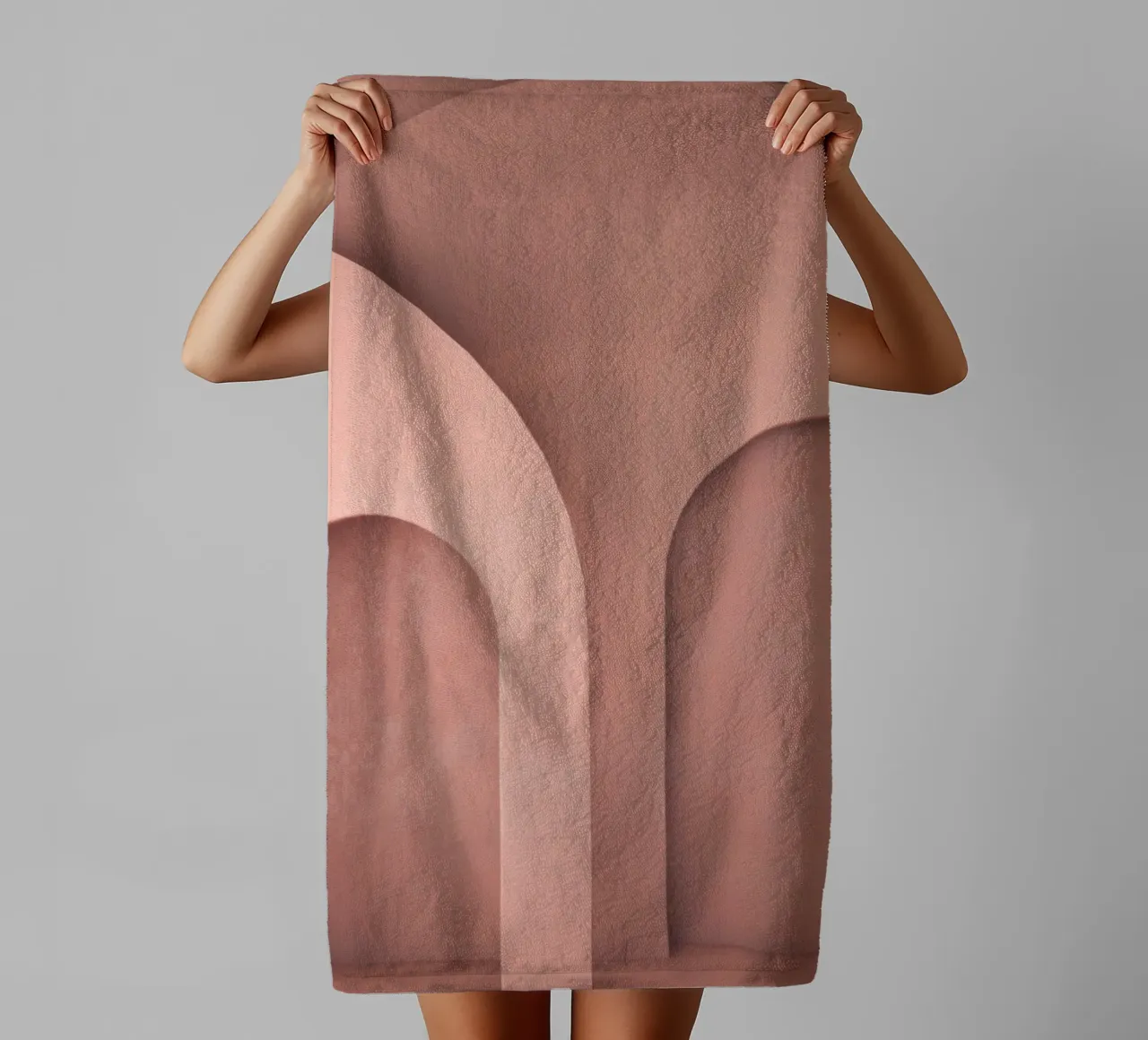 Minimalist arches - elegant architecture towel by Whole©
