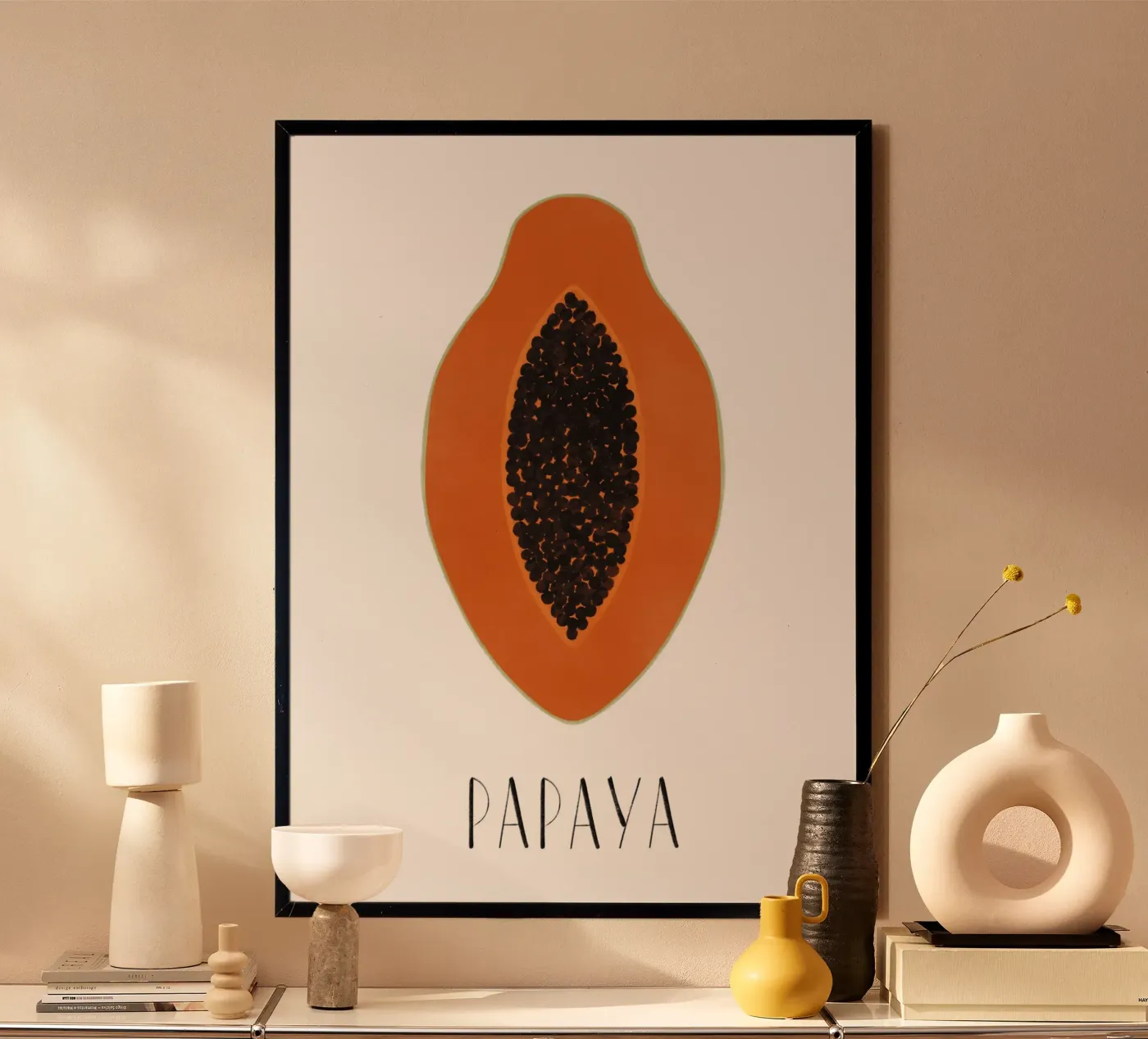 Fruit Papaya poster da atelier jasy