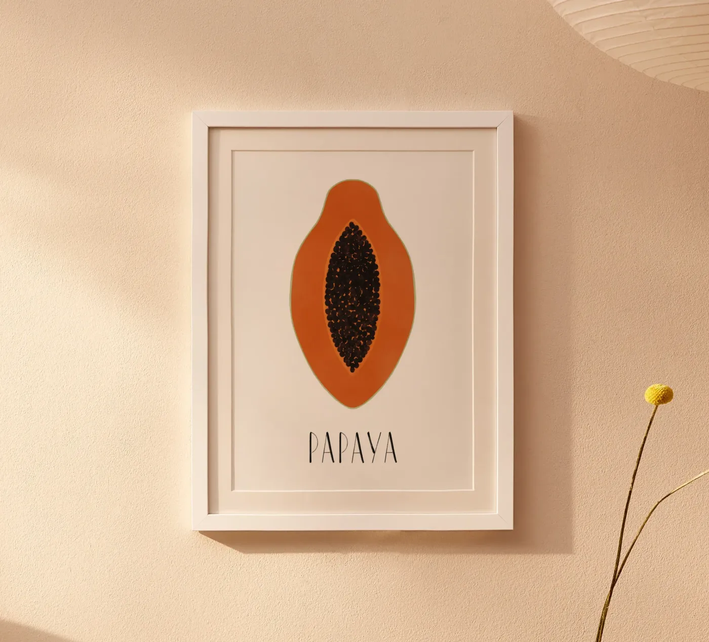 Fruit Papaya poster da atelier jasy