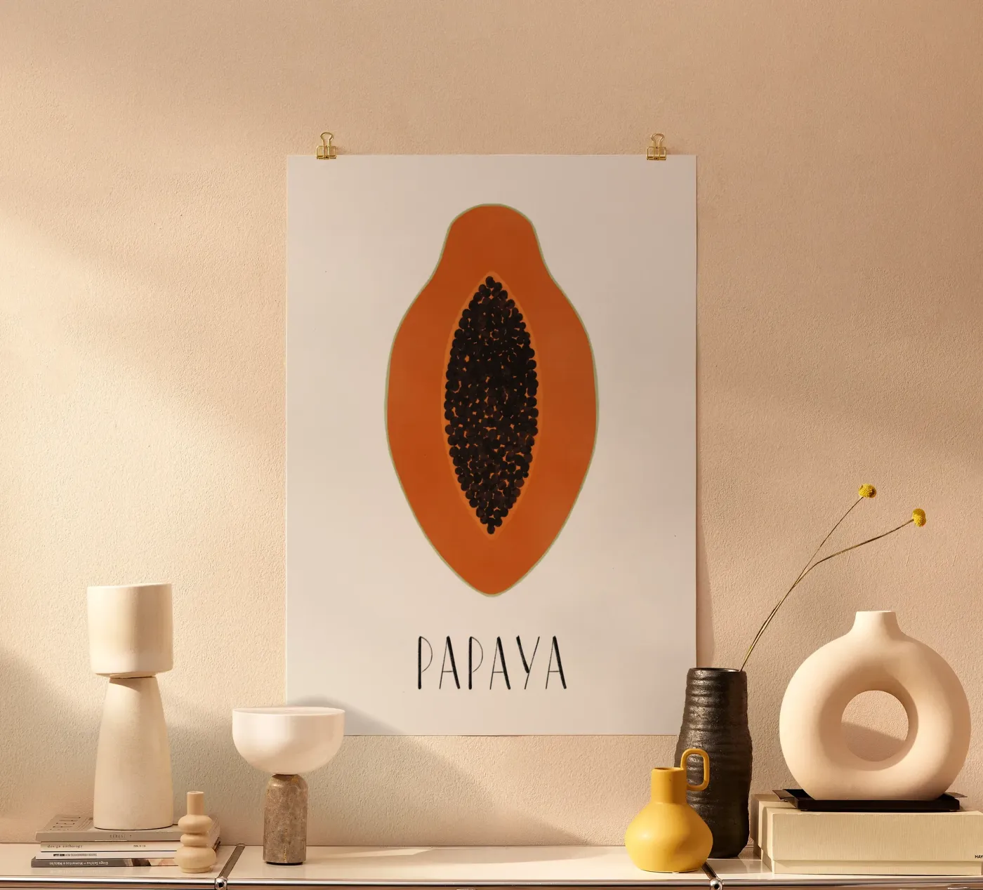 Fruit Papaya poster da atelier jasy