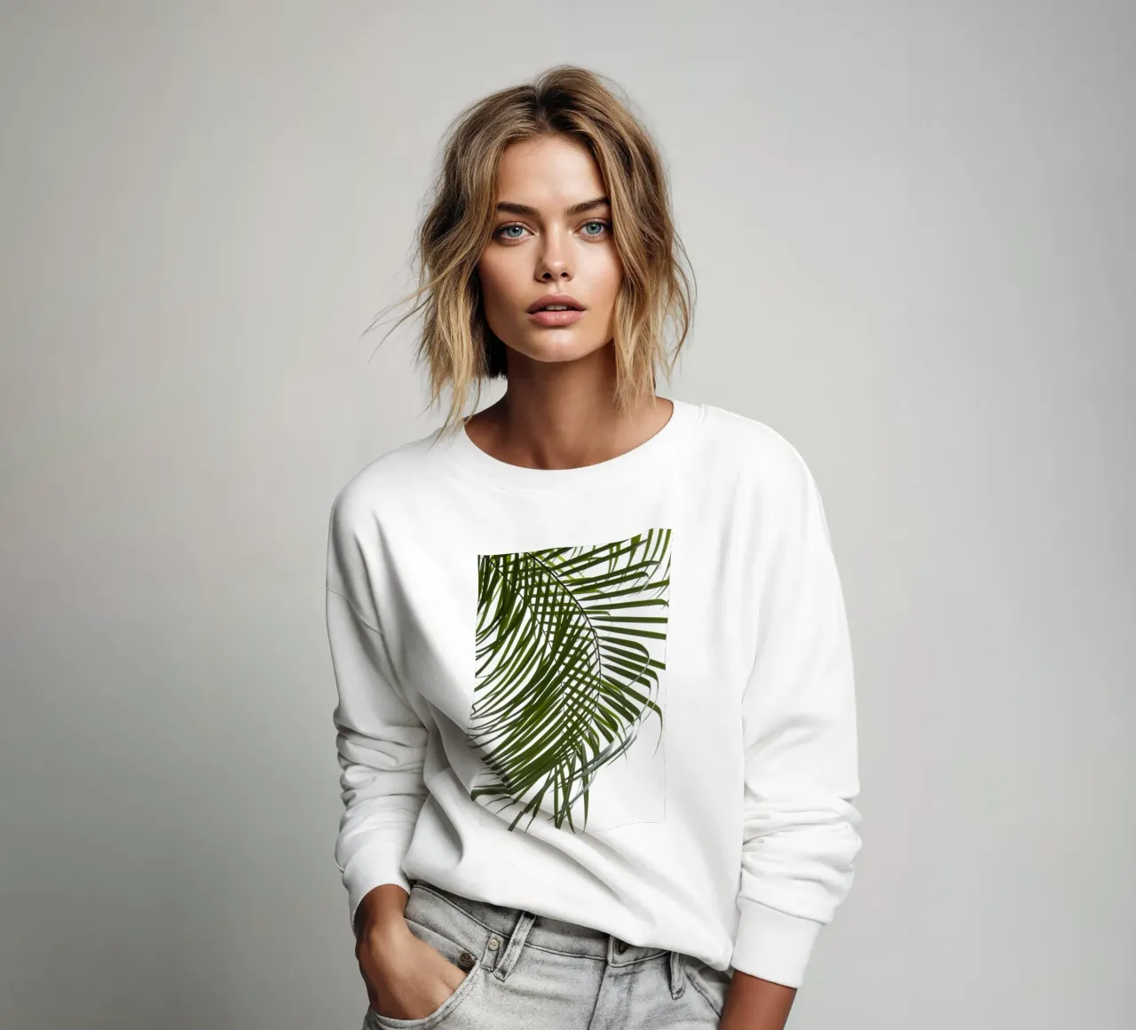 Fogliame delle palme IV felpa da amini54