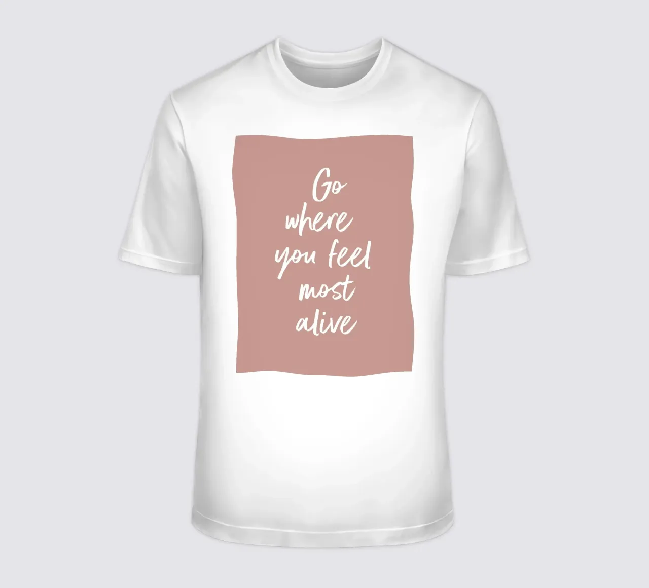 Inspirierender Spruch - Andate dove vi sentite più vivi t-shirt da Whole©