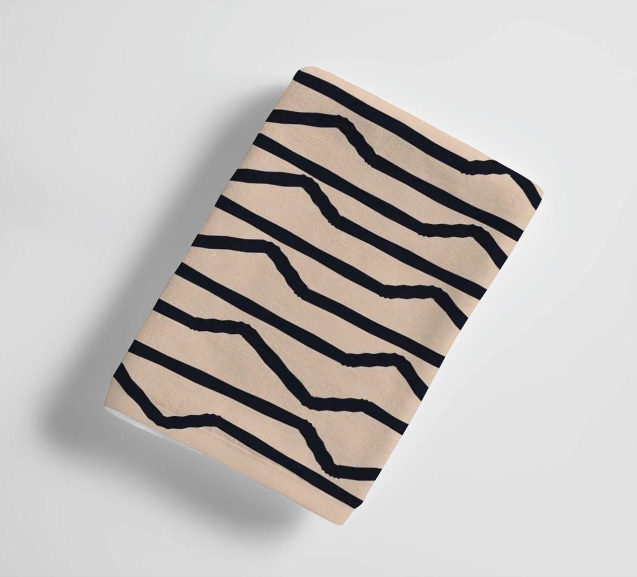 Modern Minimal Art Design - Red & Orange Geometry towel by Whole©