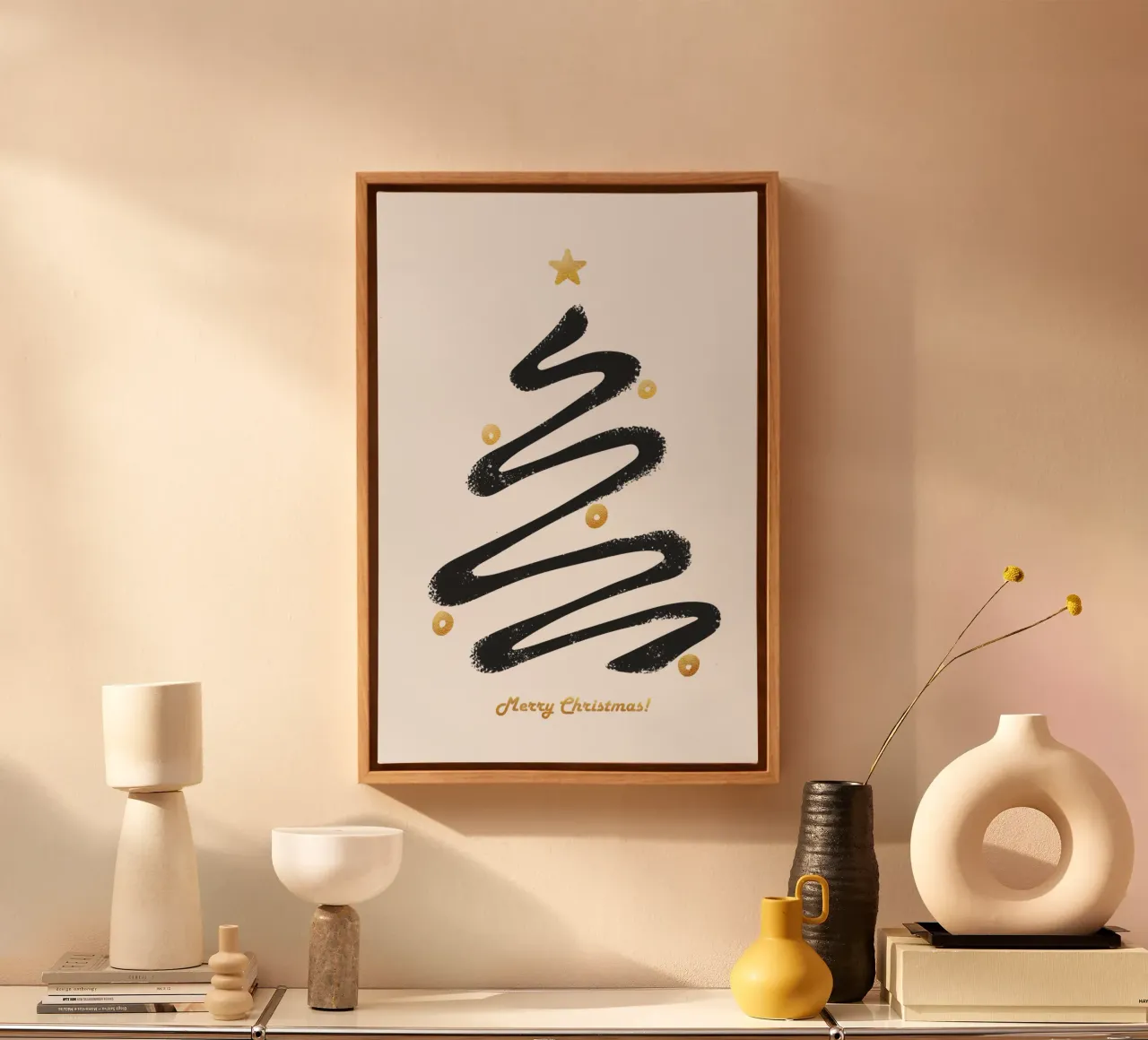 Christmas Tree I canvas by amini54