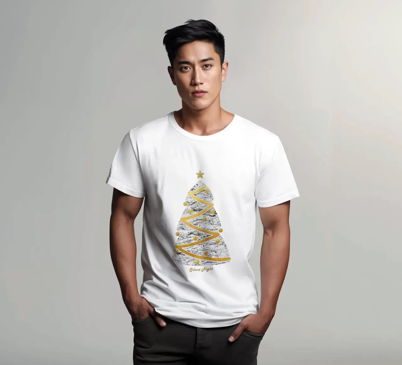 Albero di Natale II t-shirt da amini54