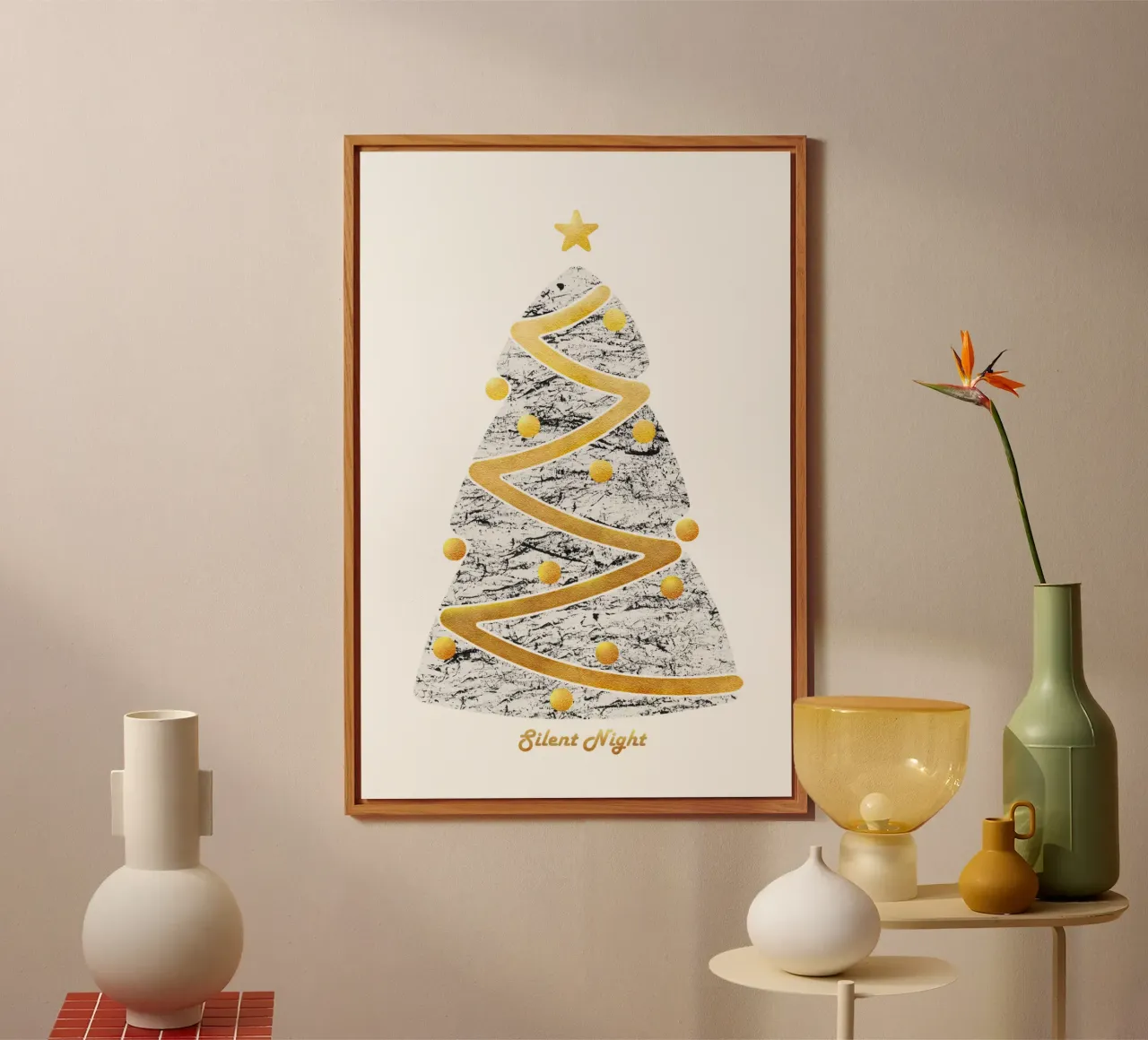 Albero di Natale II alluminio dibond da amini54