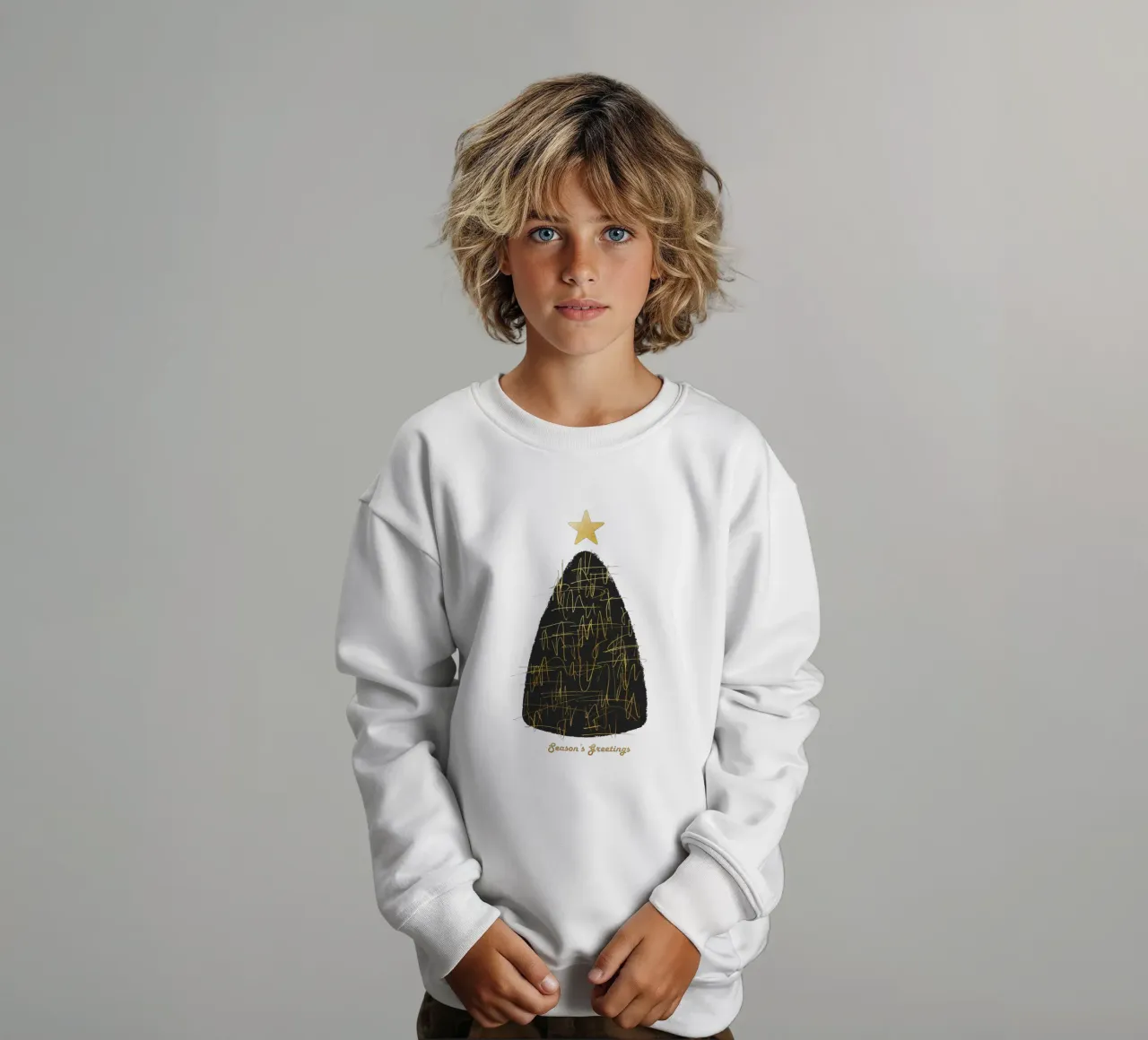 Albero di Natale III felpa bambino da amini54