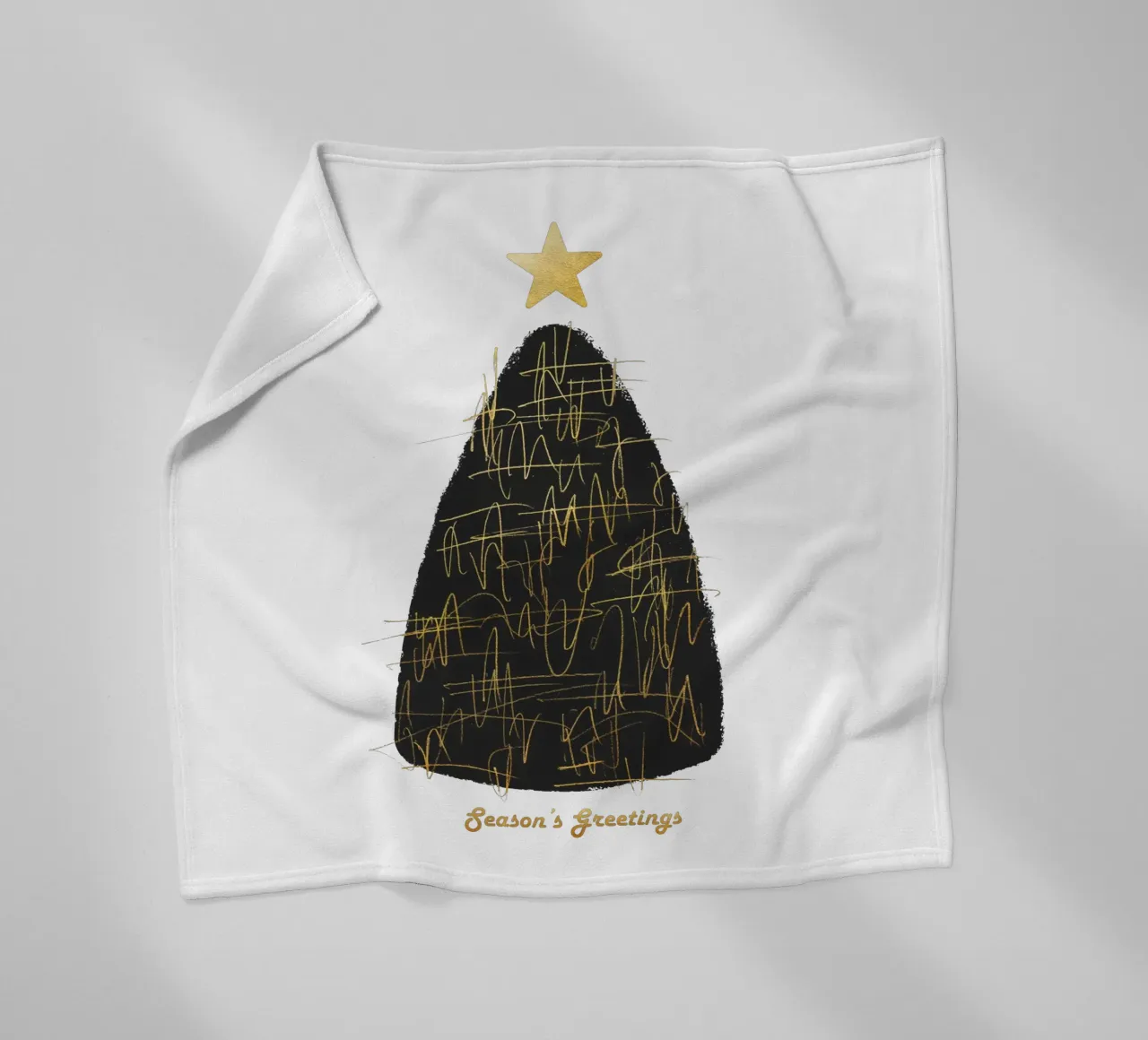 Albero di Natale III coperta in pile da amini54