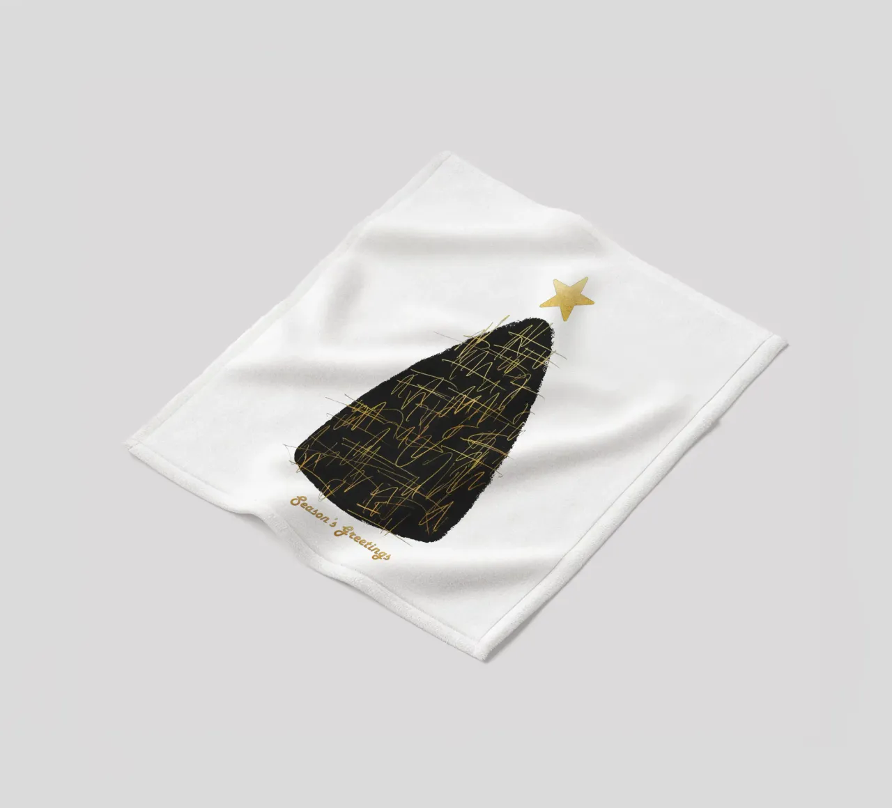 Albero di Natale III coperta in pile da amini54