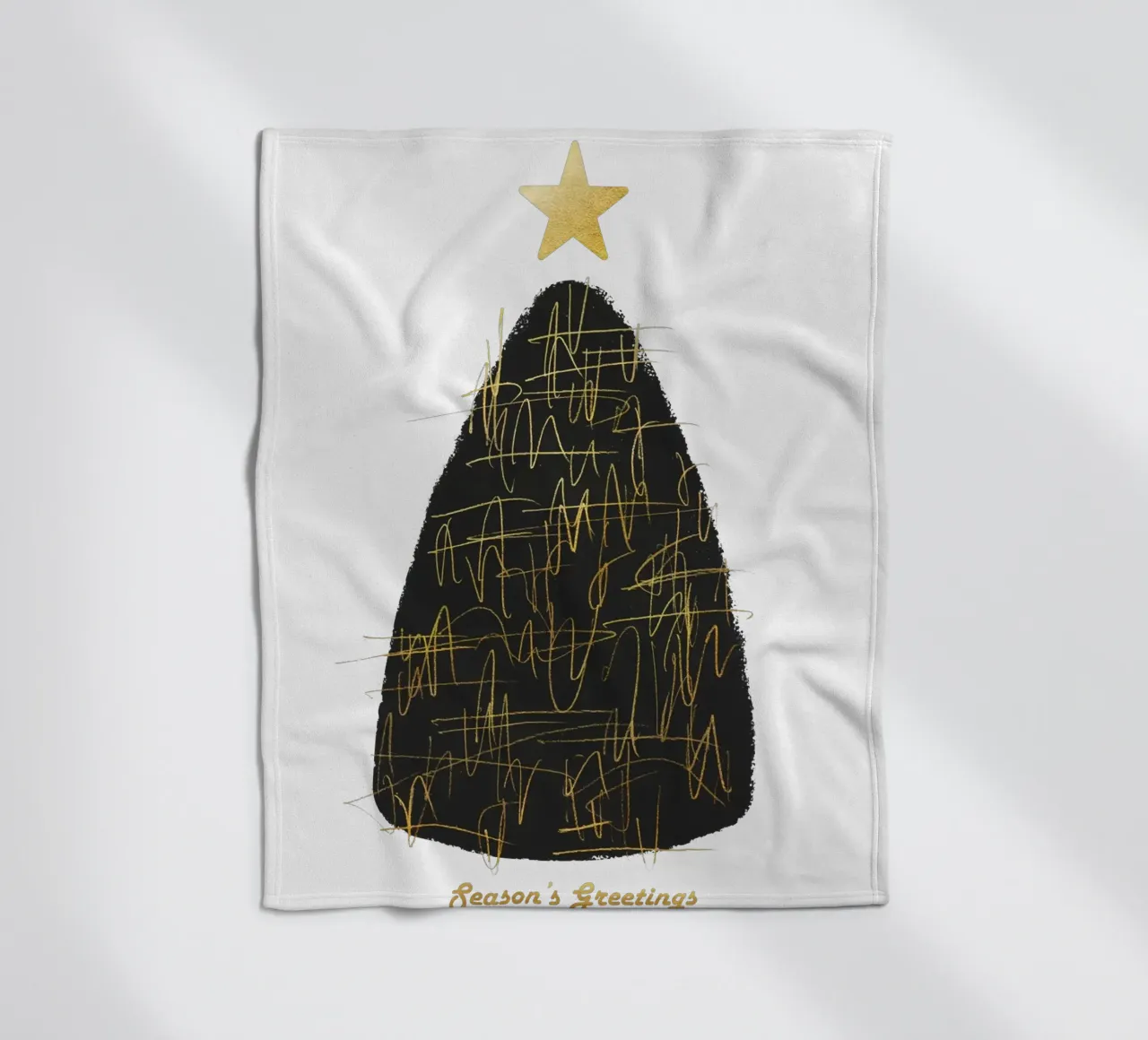 Albero di Natale III coperta in pile da amini54