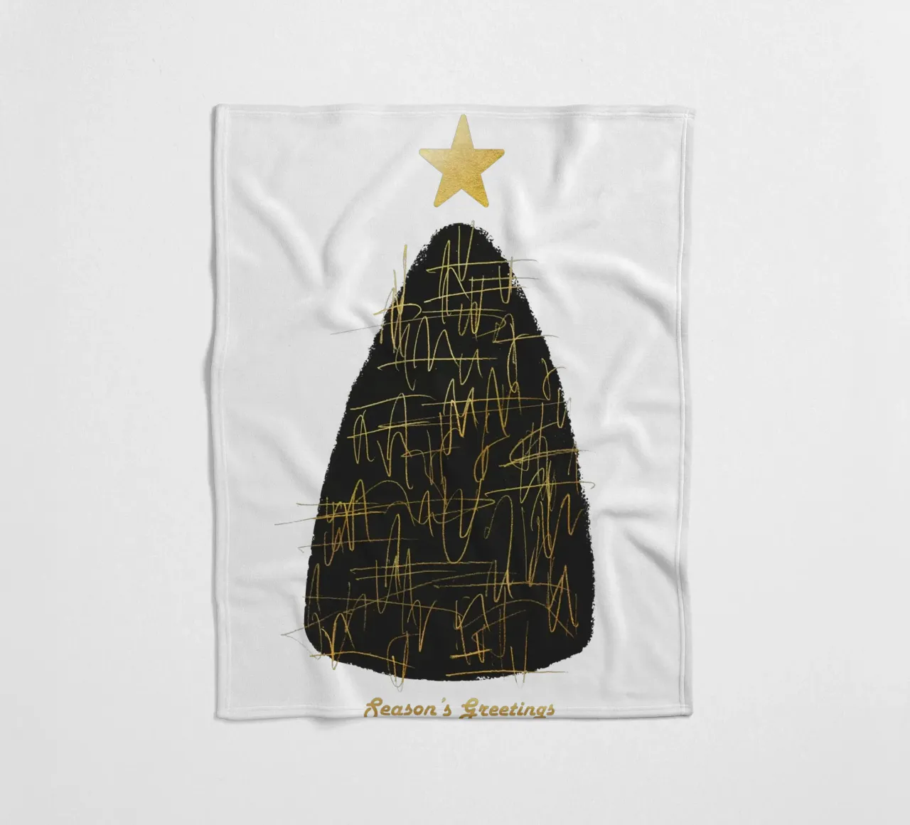 Albero di Natale III coperta in pile da amini54