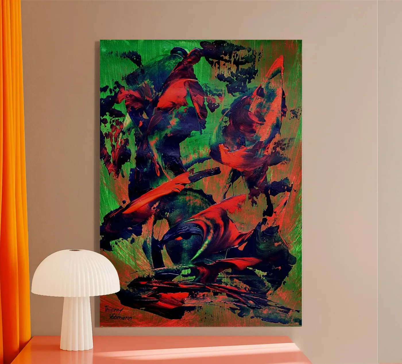 IDEAL GIFT 35 plexiglass da Thierry Vobmann Abstract painting