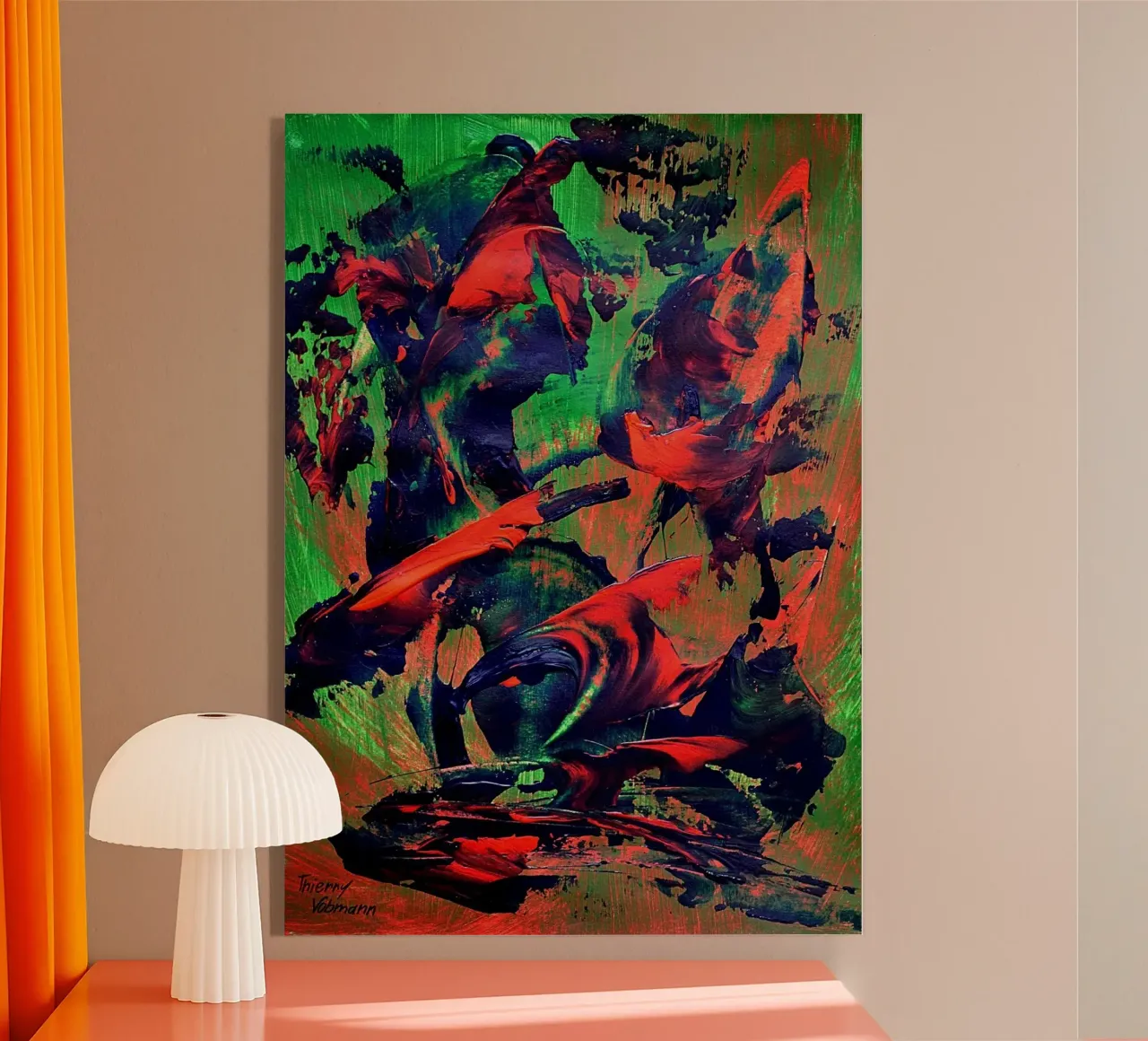 IDEAL GIFT 35 plexiglass da Thierry Vobmann Abstract painting