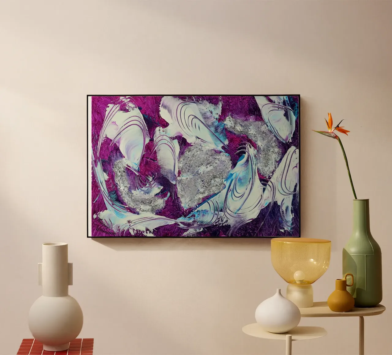 IDEAL GIFT 36 plexiglass da Thierry Vobmann Abstract painting