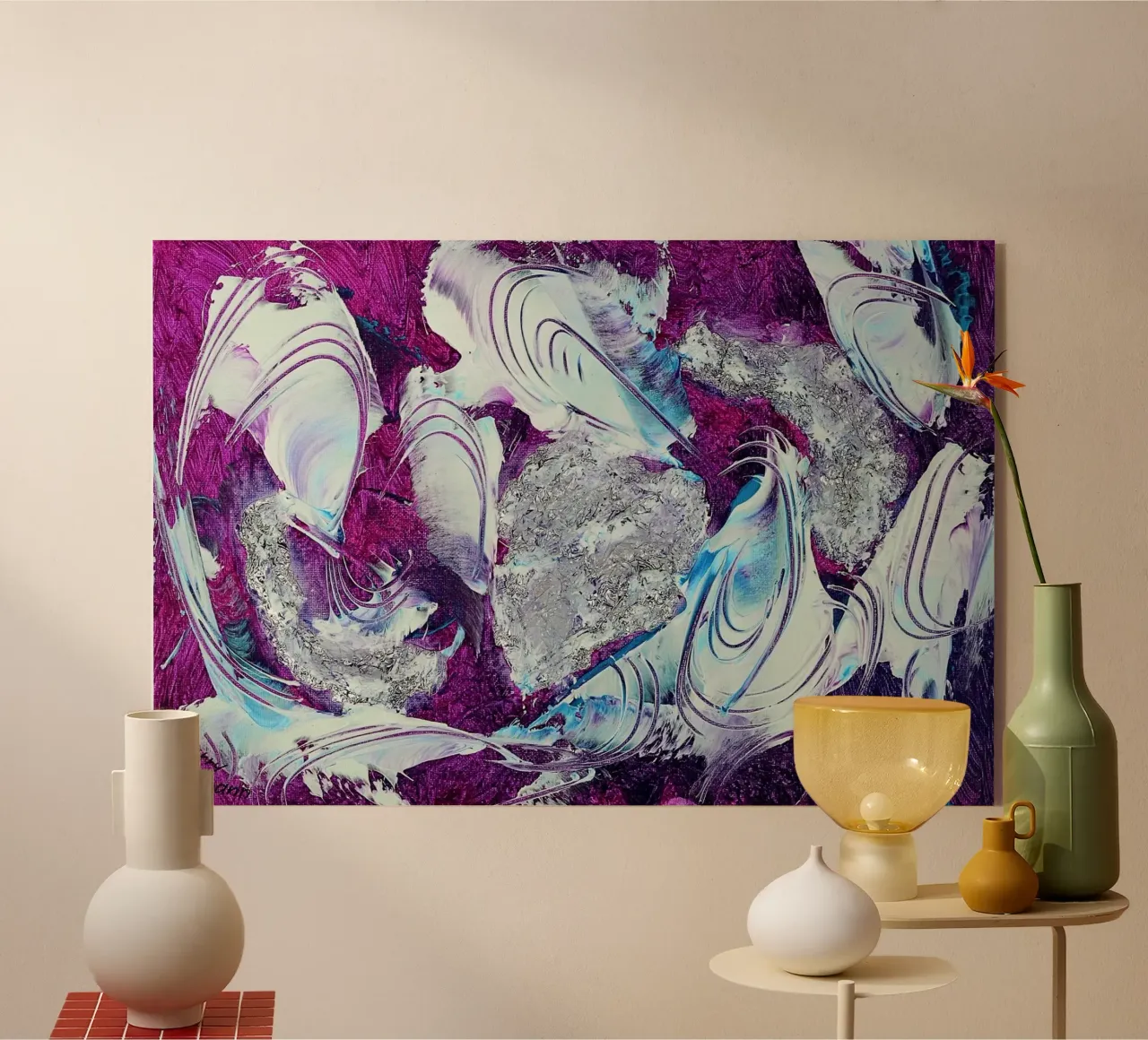 IDEAL GIFT 36 plexiglass da Thierry Vobmann Abstract painting