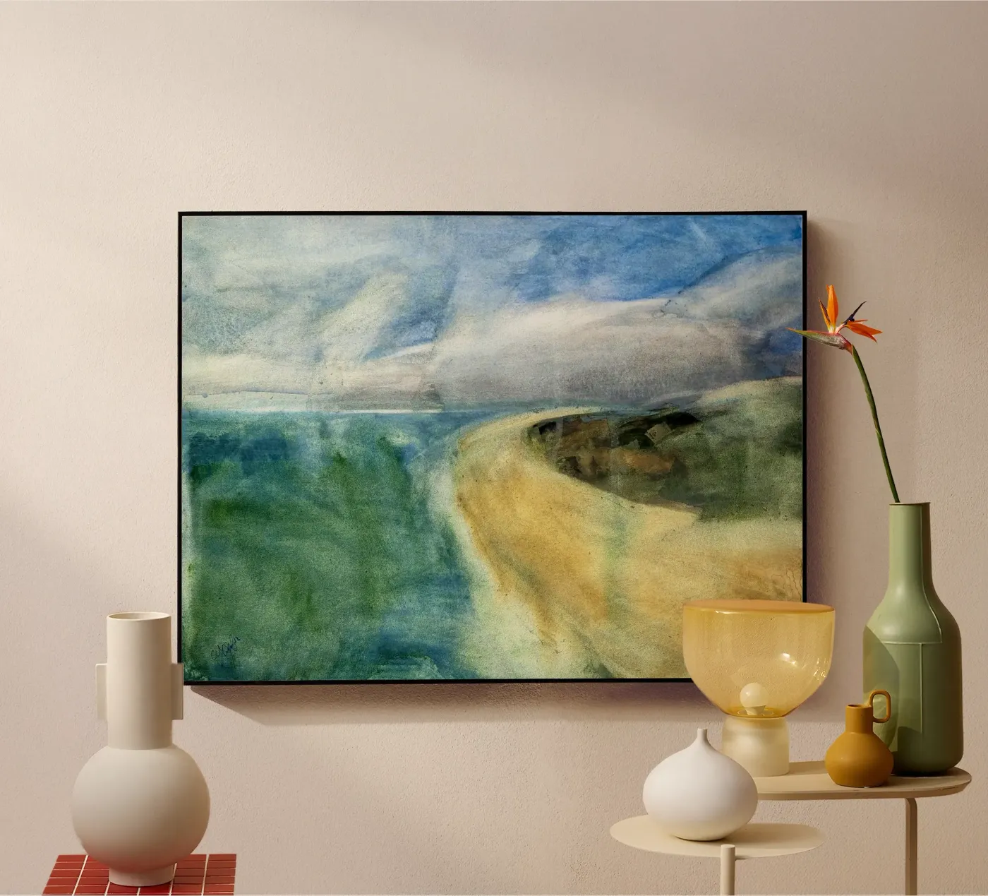 Echoes of the Sea acryl van Stoian Hitrov
