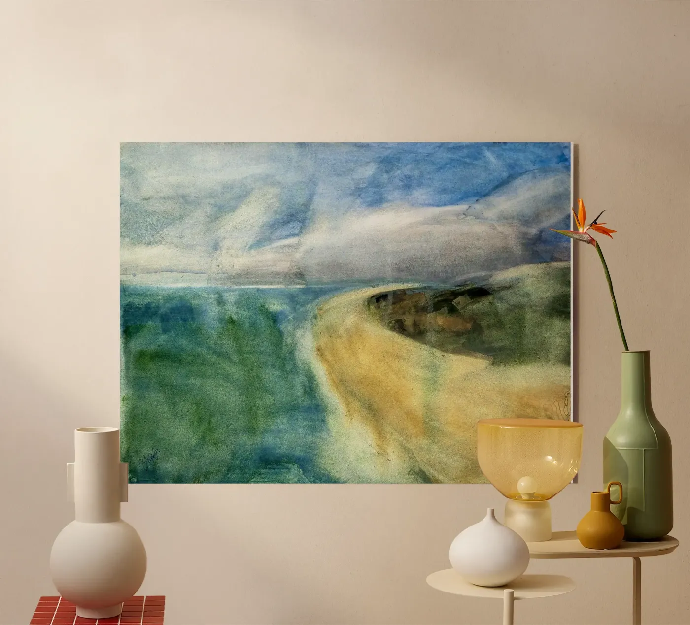 Echoes of the Sea acryl van Stoian Hitrov