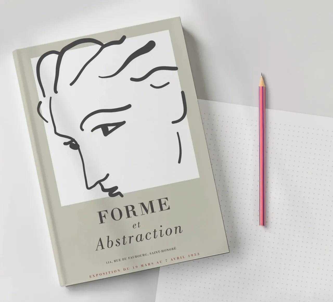 Forme et Abstraction - Minimalist Art notebook by Whole©