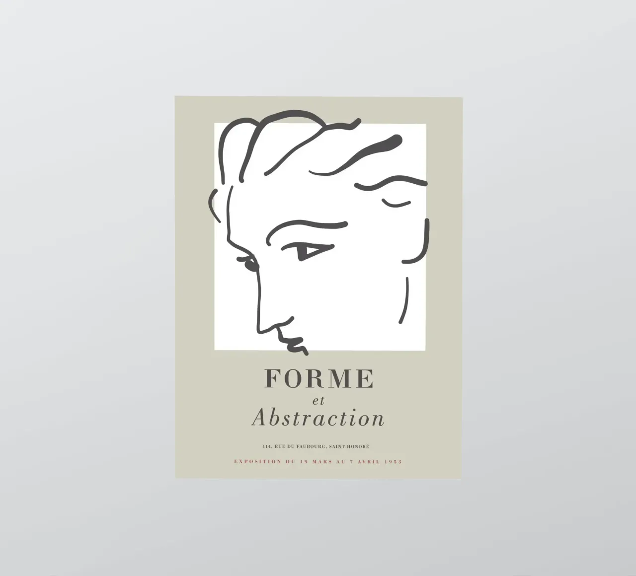 Forme et Abstraction - Minimalist Art sticker by Whole©