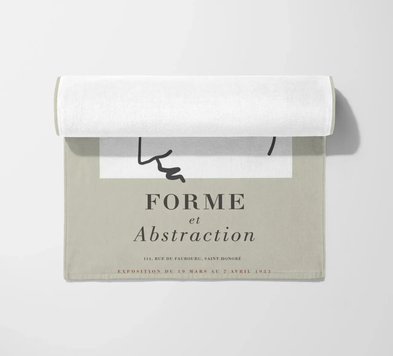 Forme et Abstraction - Arte Minimalista telo mare da Whole©