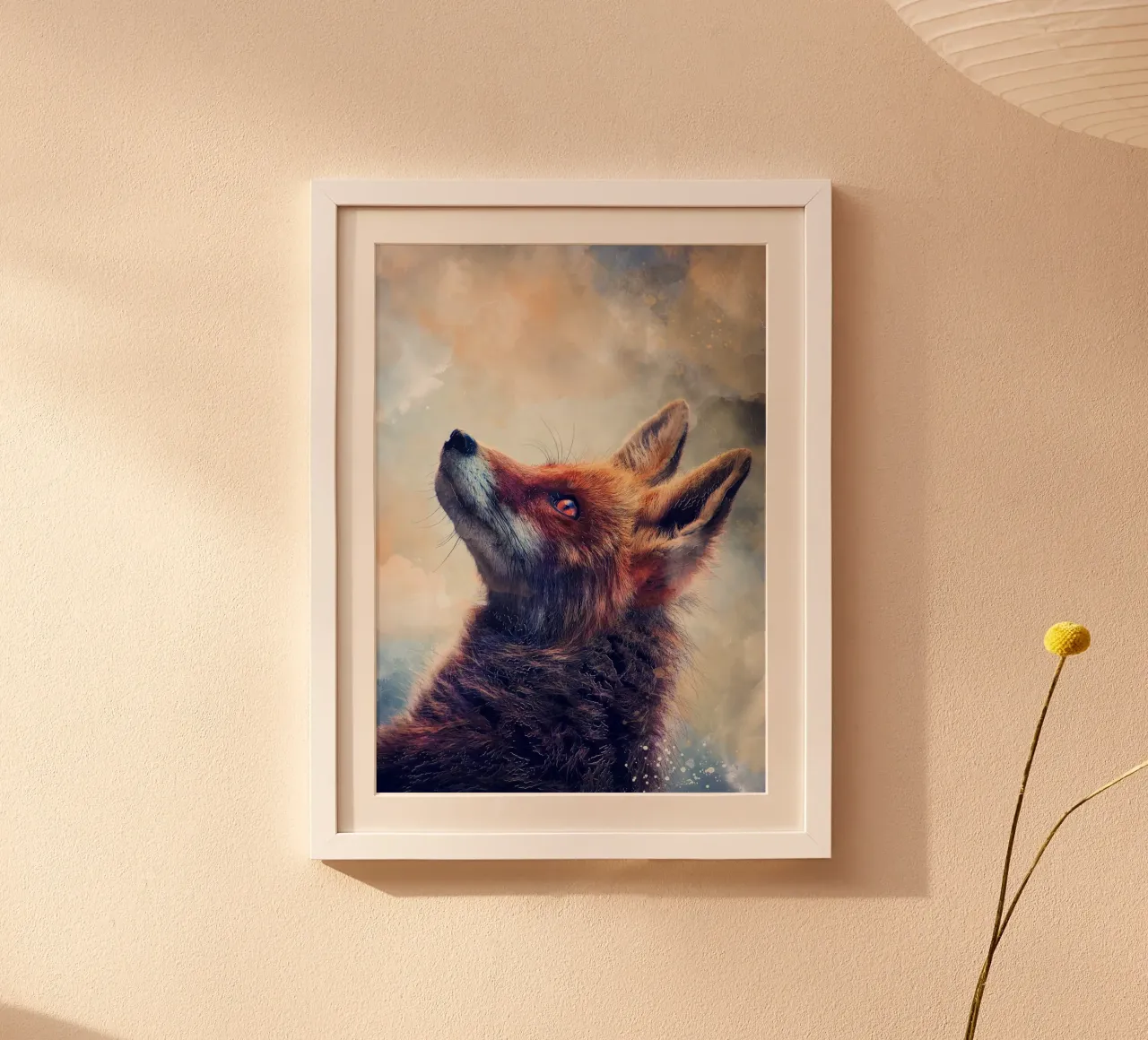 Incredibile arte animale della volpe carta hahnemühle da Justyna Jaszke JBJart