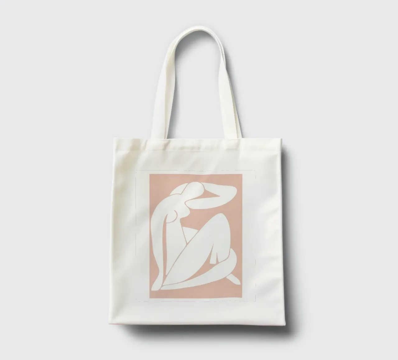 Abstract silhouette - Timeless minimal art tote bag by Whole©