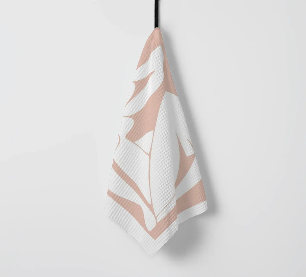 Silhouette abstraite - Art minimal intemporel torchon de Whole©