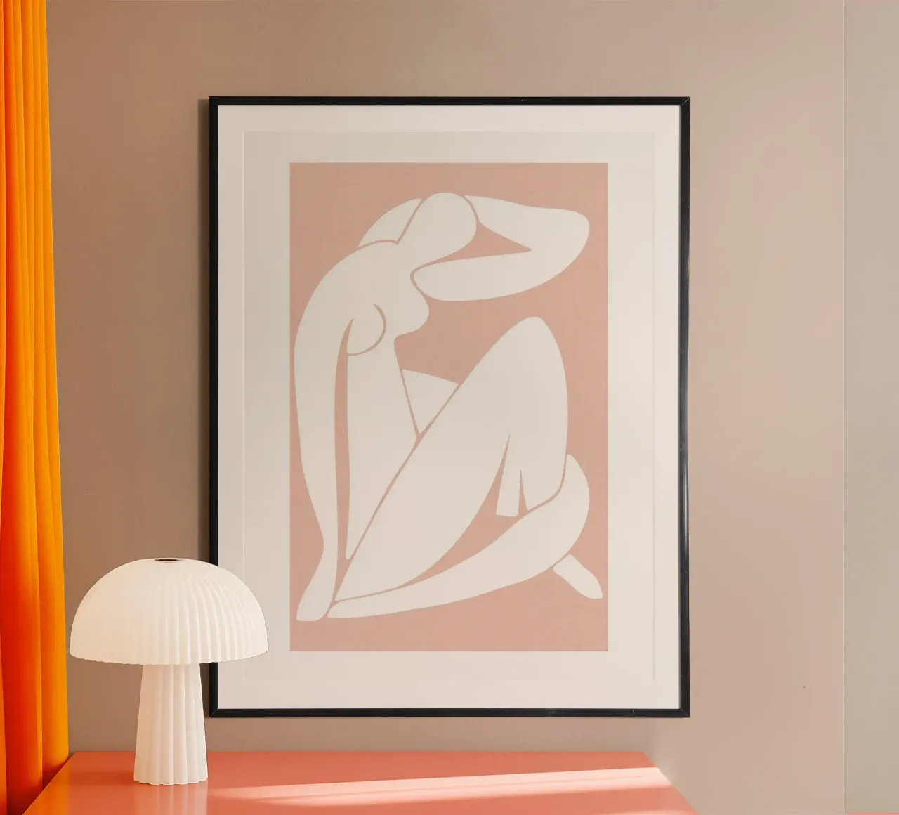 Abstract silhouette - Timeless minimal art poster by Whole©