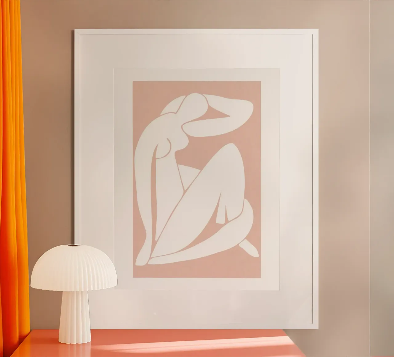Abstract silhouette - Timeless minimal art poster by Whole©