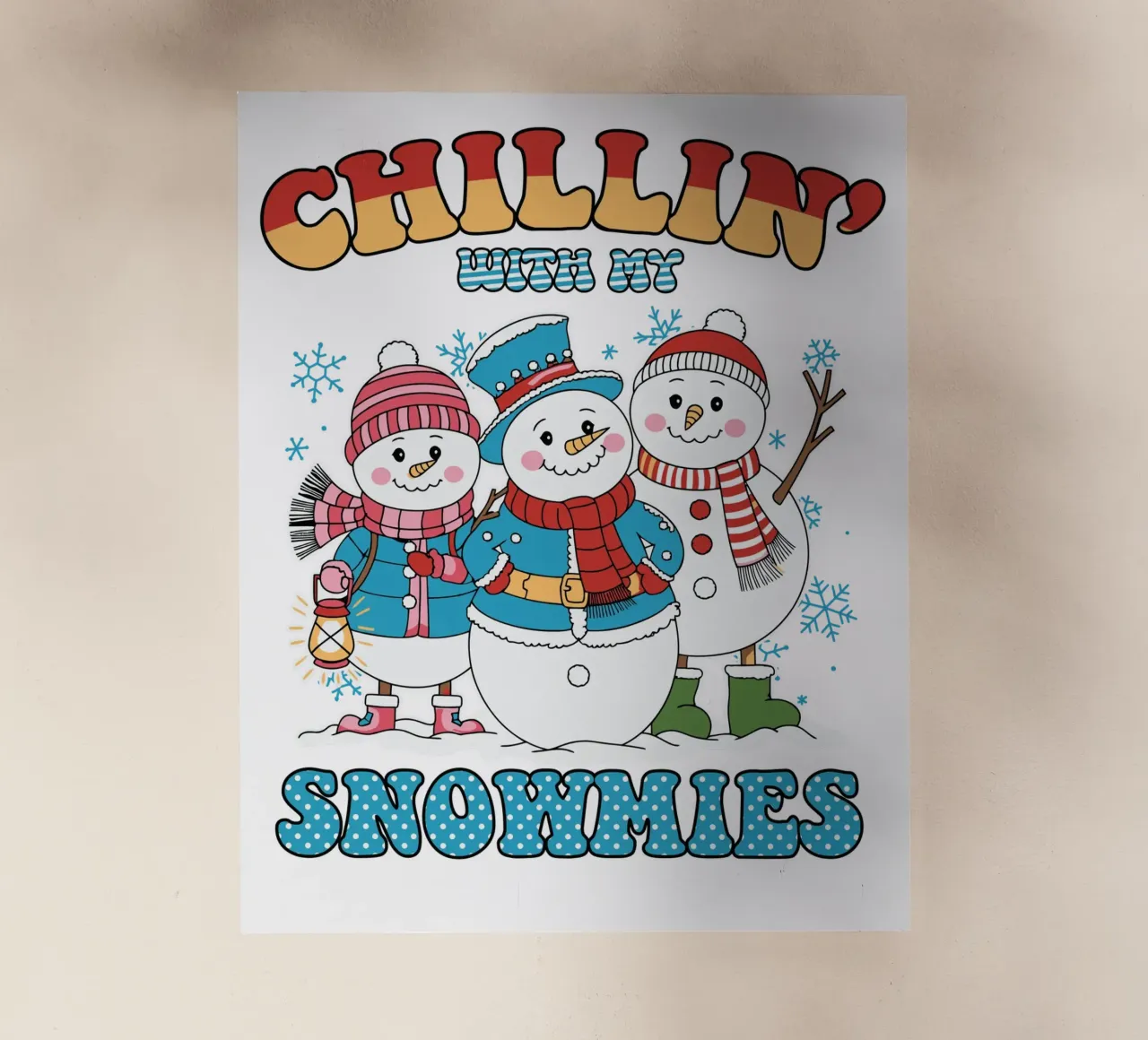Chillin' with my Snowmies pellicola backlit da edsonramosart