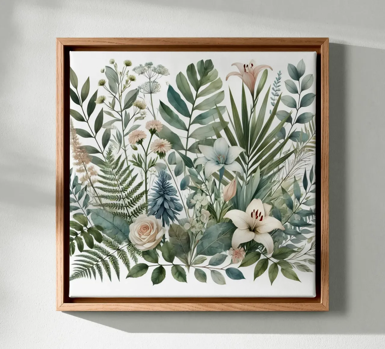 Botanisch III canvas met Baklijst van Travel with Chris
