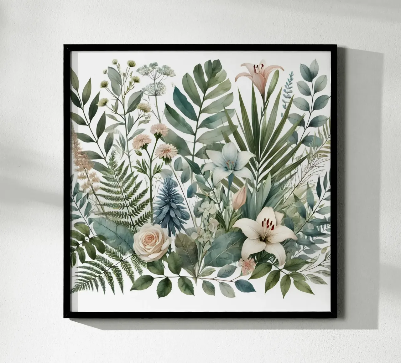 Botanica III poster con telaio in plastica da Travel with Chris