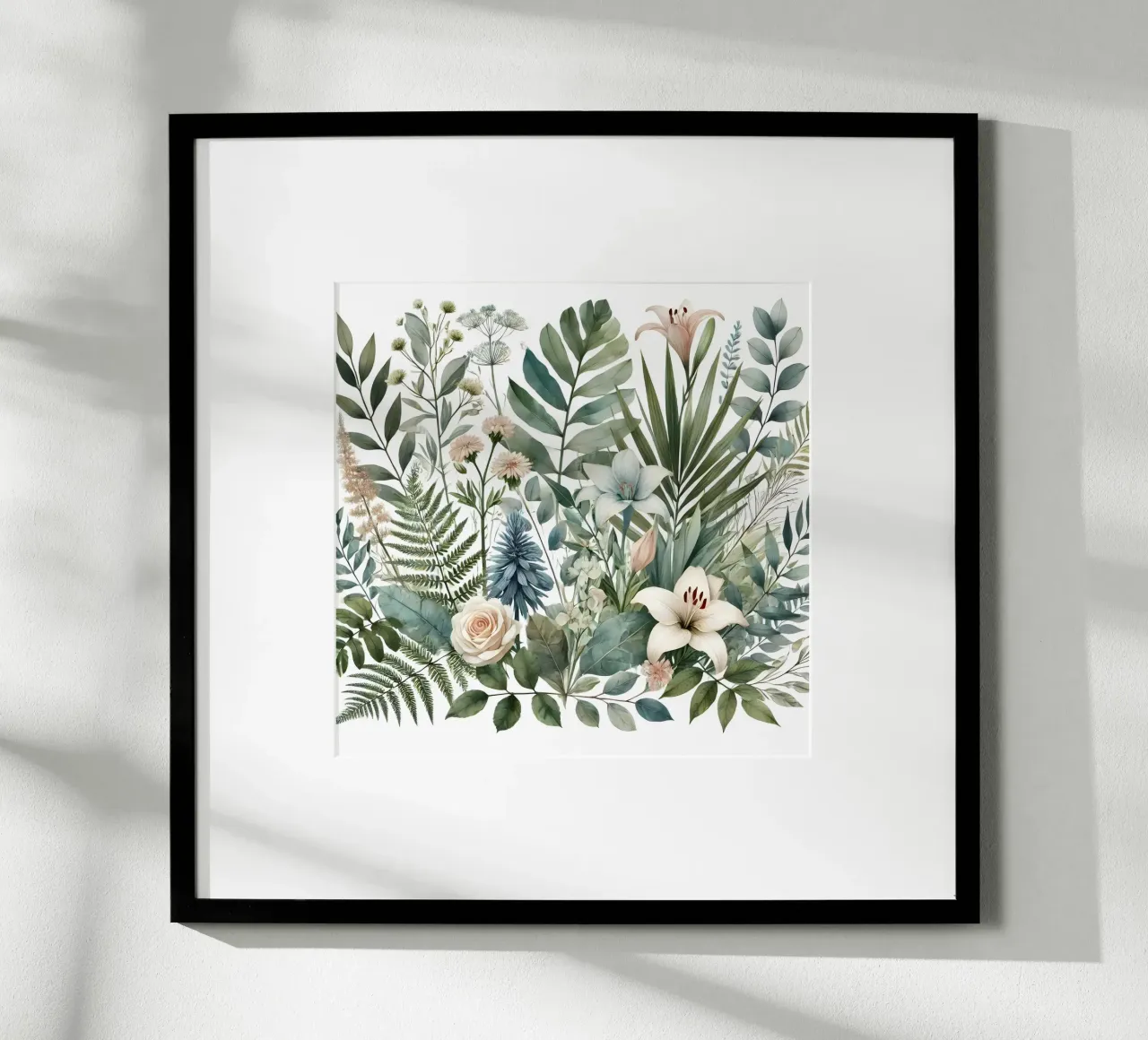 Botanica III poster con telaio in plastica da Travel with Chris