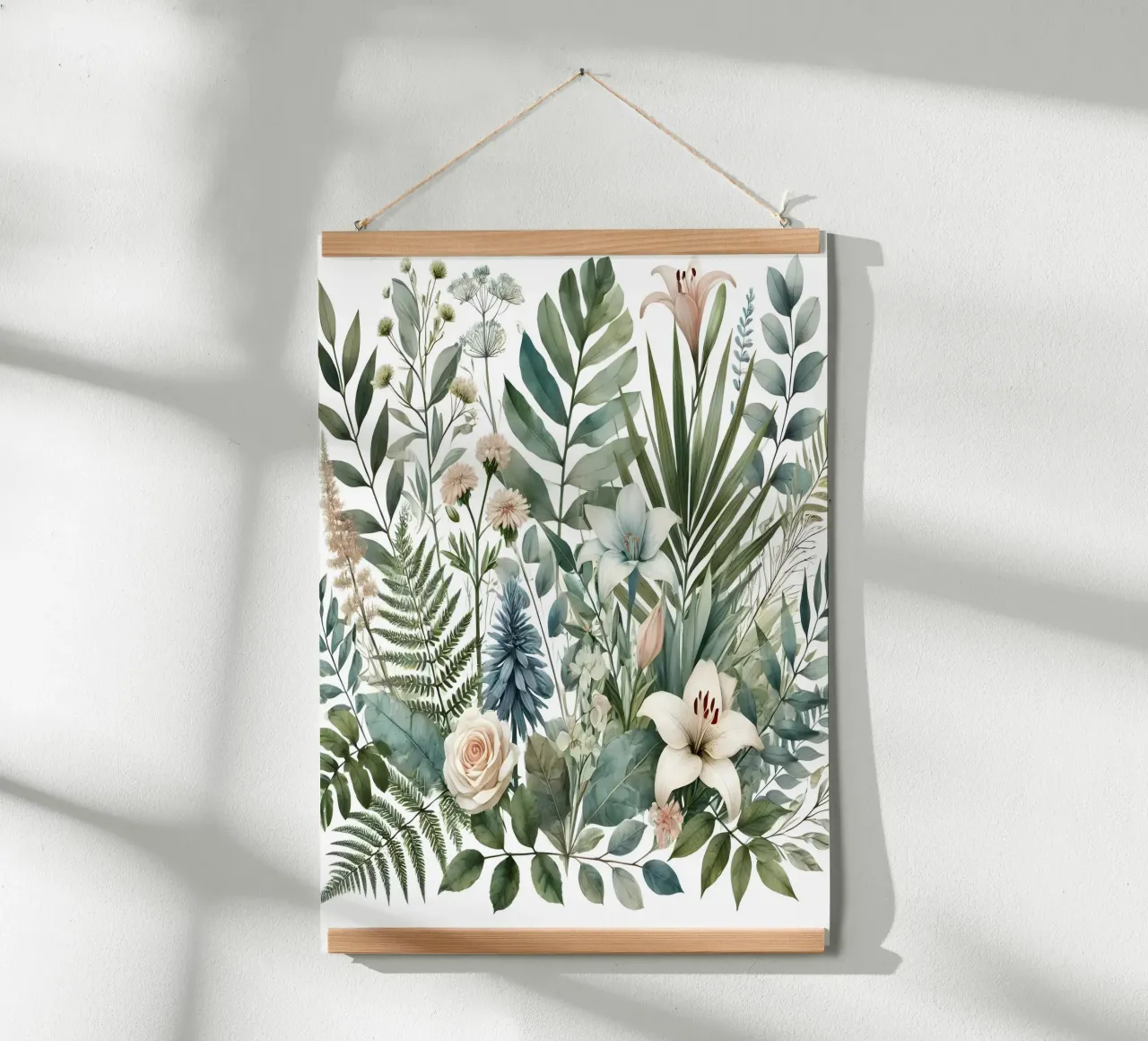 Botanica III poster con telaio in plastica da Travel with Chris