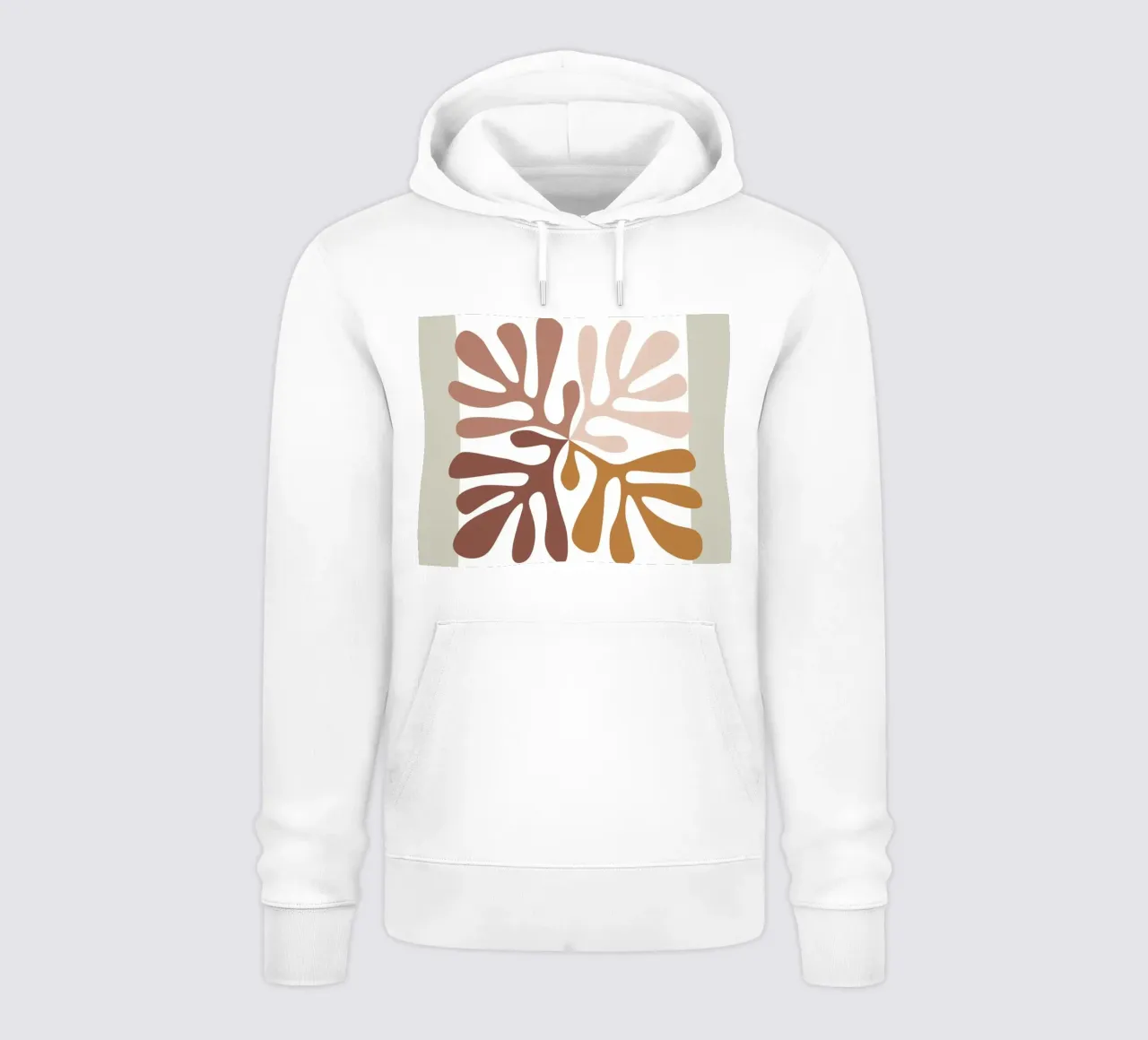 The Cut-Outs - Forme organiche e chic retrò felpa con cappuccio da Whole©