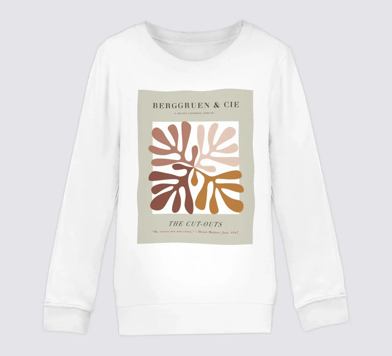 The Cut-Outs - Forme organiche e chic retrò felpa bambino da Whole©