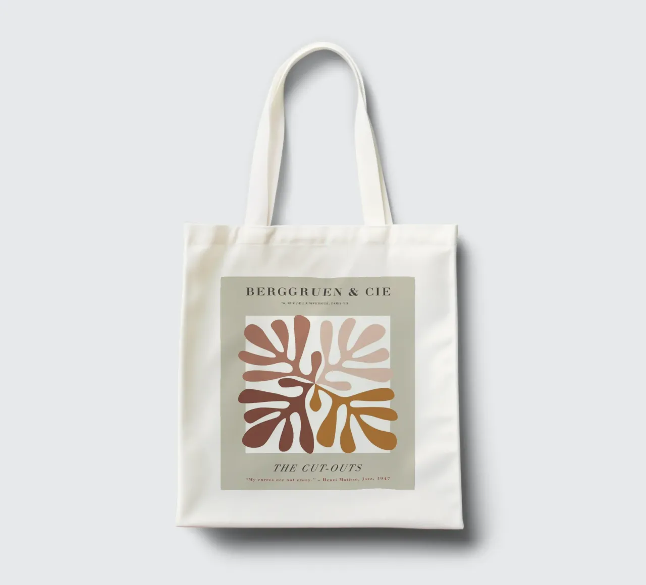 The Cut-Outs - Organic shapes and retro chic tote bag by Whole©