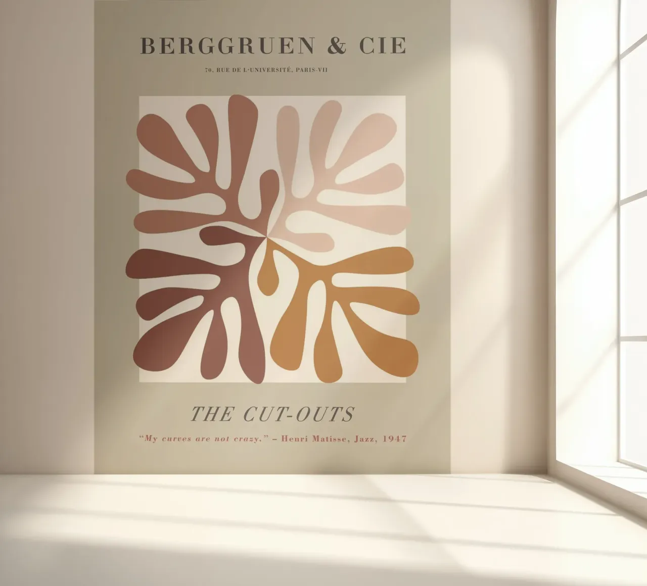 The Cut-Outs - Organic shapes and retro chic photo wallpaper by Whole©