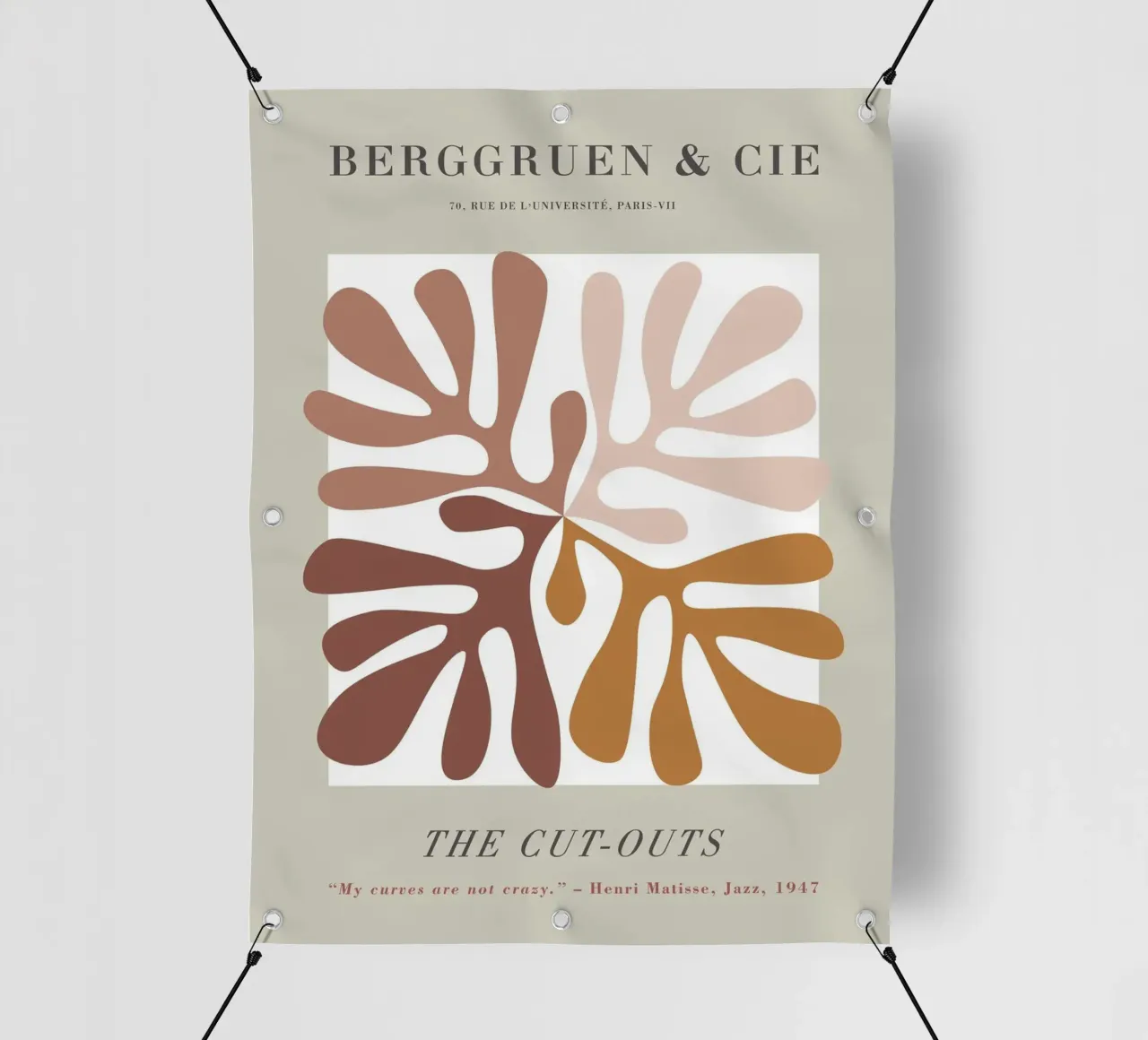 The Cut-Outs - Forme organiche e chic retrò telo in pvc da Whole©