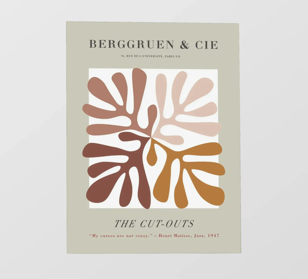 The Cut-Outs - Forme organiche e chic retrò telo in pvc da Whole©