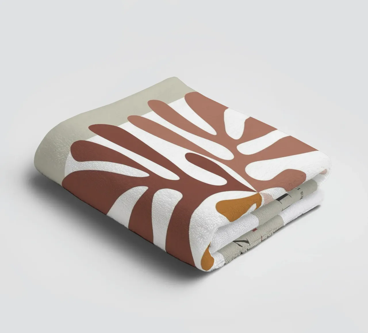 The Cut-Outs - Forme organiche e chic retrò asciugamano da bagno da Whole©