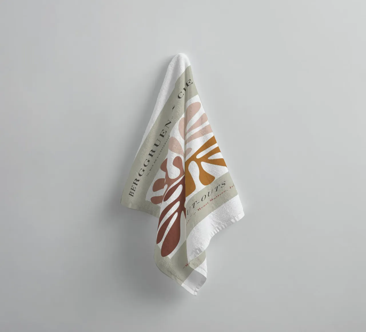 The Cut-Outs - Forme organiche e chic retrò asciugamano da bagno da Whole©