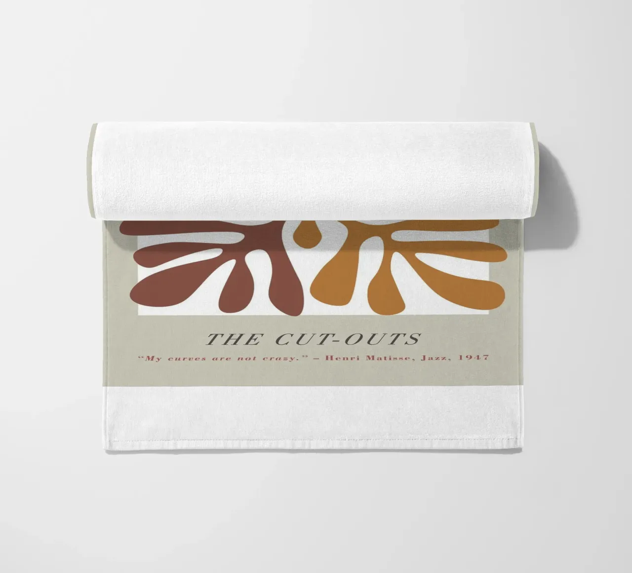 The Cut-Outs - Forme organiche e chic retrò telo mare da Whole©