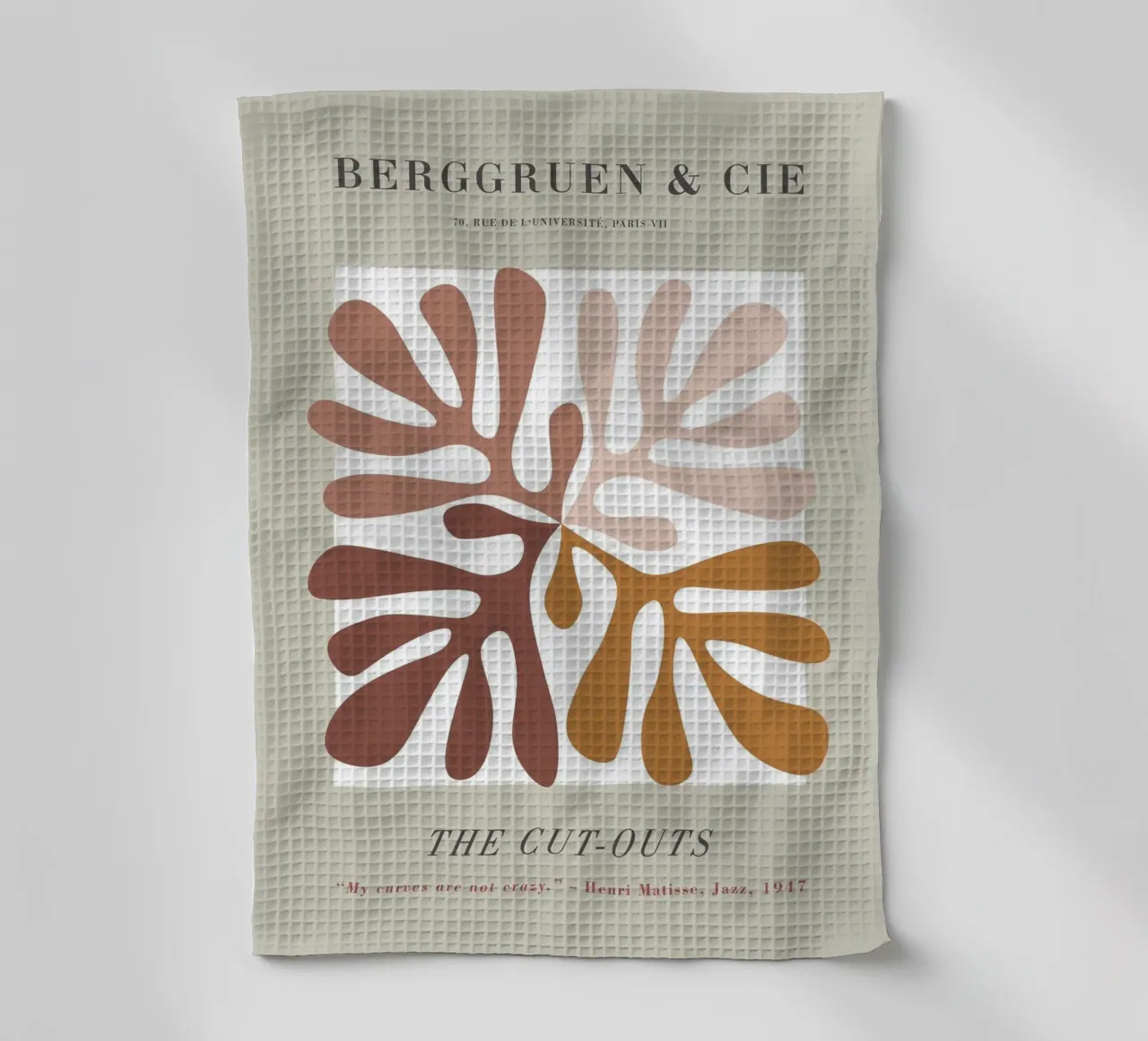 The Cut-Outs - Forme organiche e chic retrò canovaccio da cucina da Whole©